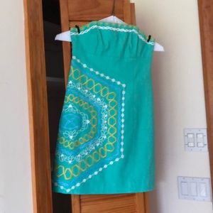 Lilly Pulitzer strapless dress